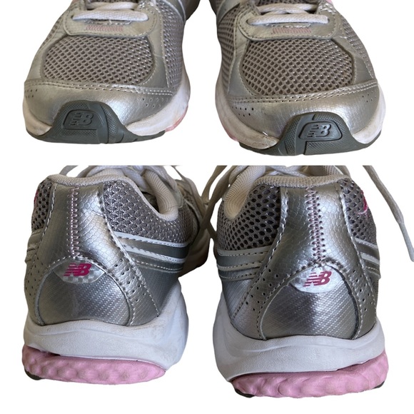 New Balance 665 Breast Cancer Awareness Walking Sneakers Shoes 8.5 Silver Pink - Picture 8 of 11